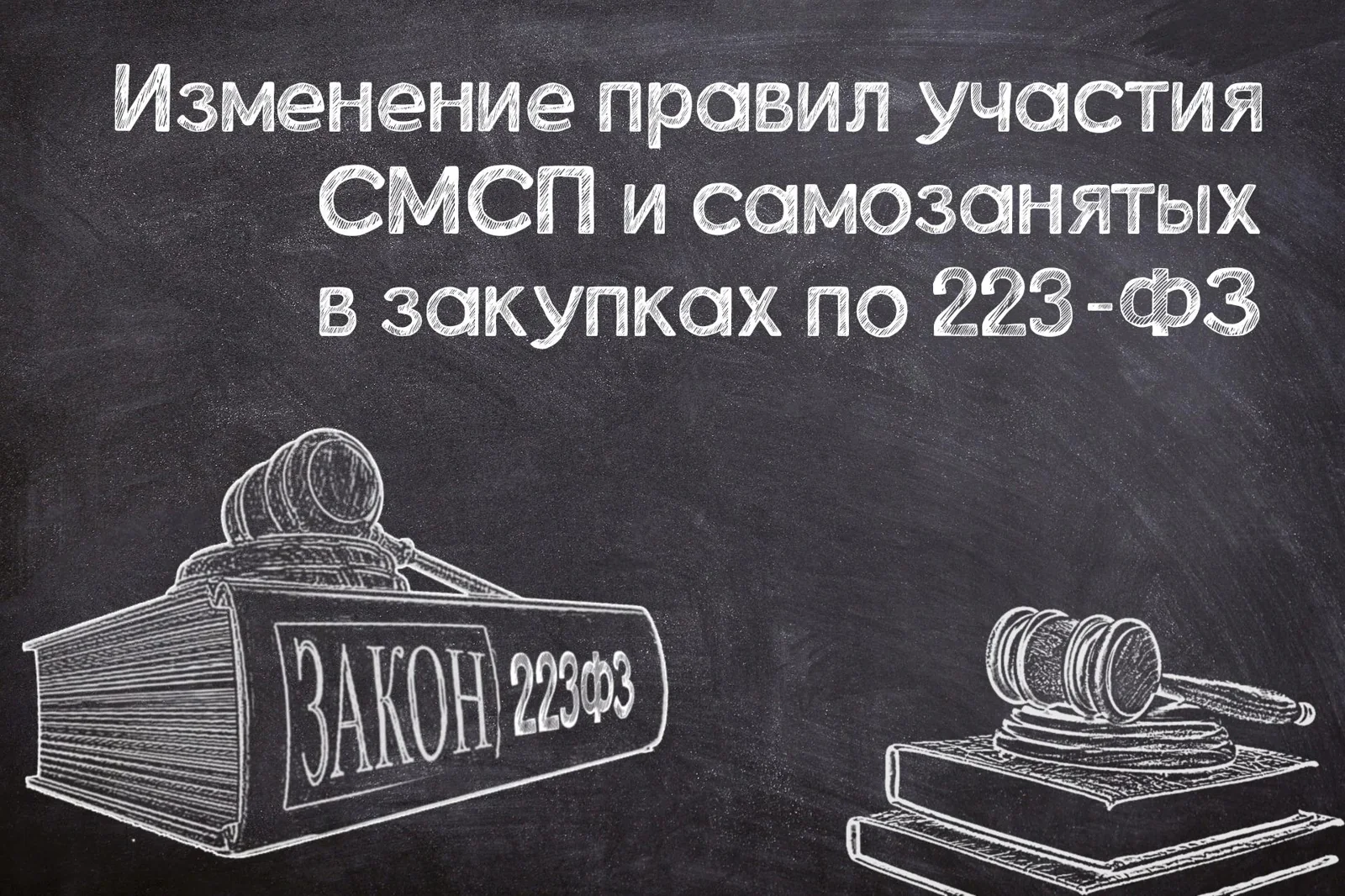 Минфин предложил изменить правила участия СМСП и самозанятых в закупках по № 223-ФЗ