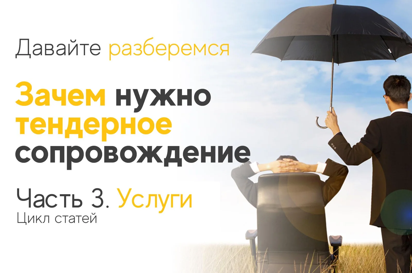 Тендерное сопровождение. Услуги